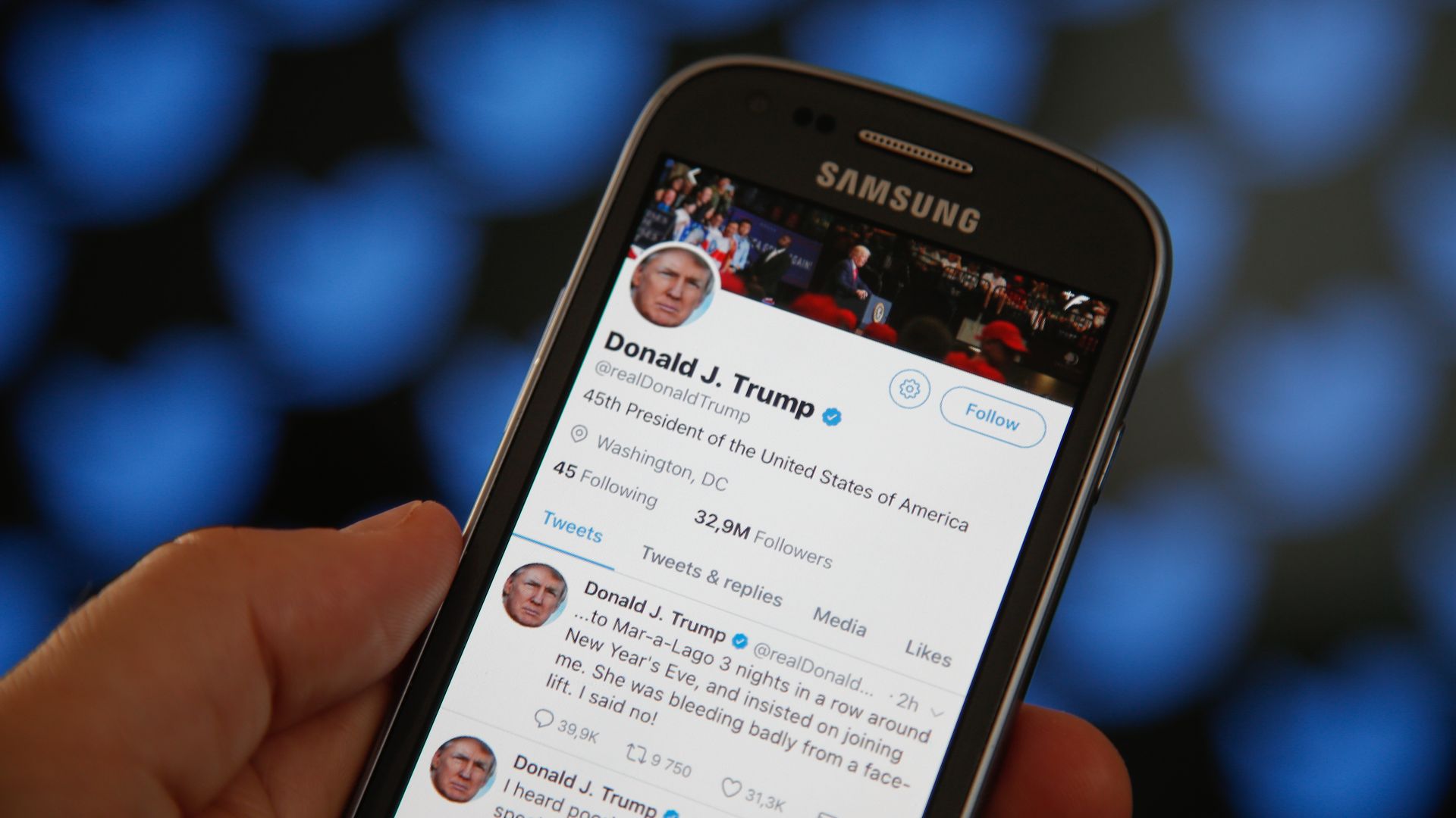 Trump twitter feed