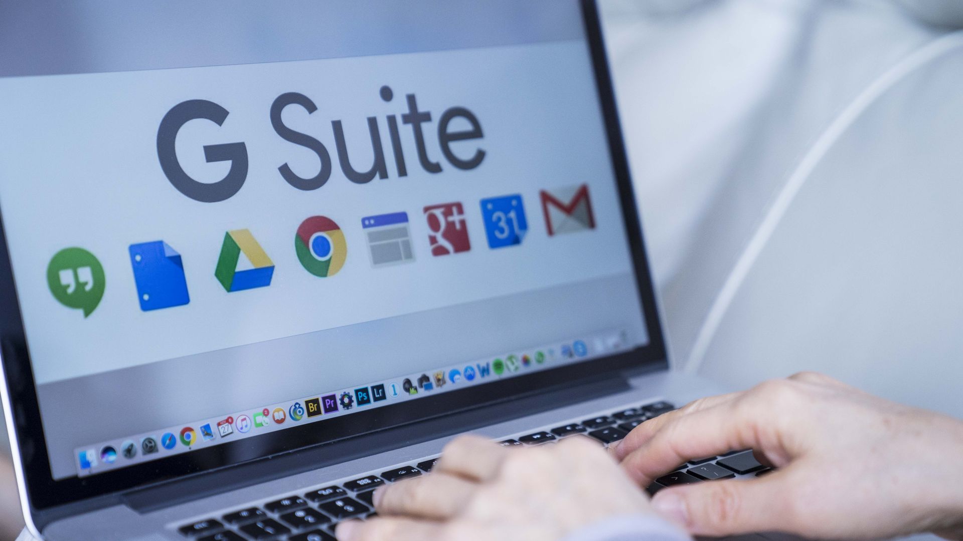 A person using Google suite.