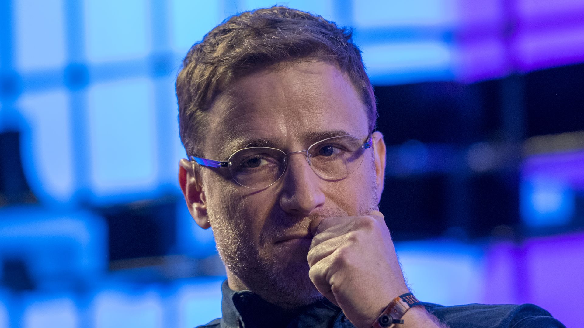 Stewart Butterfield at a conference.