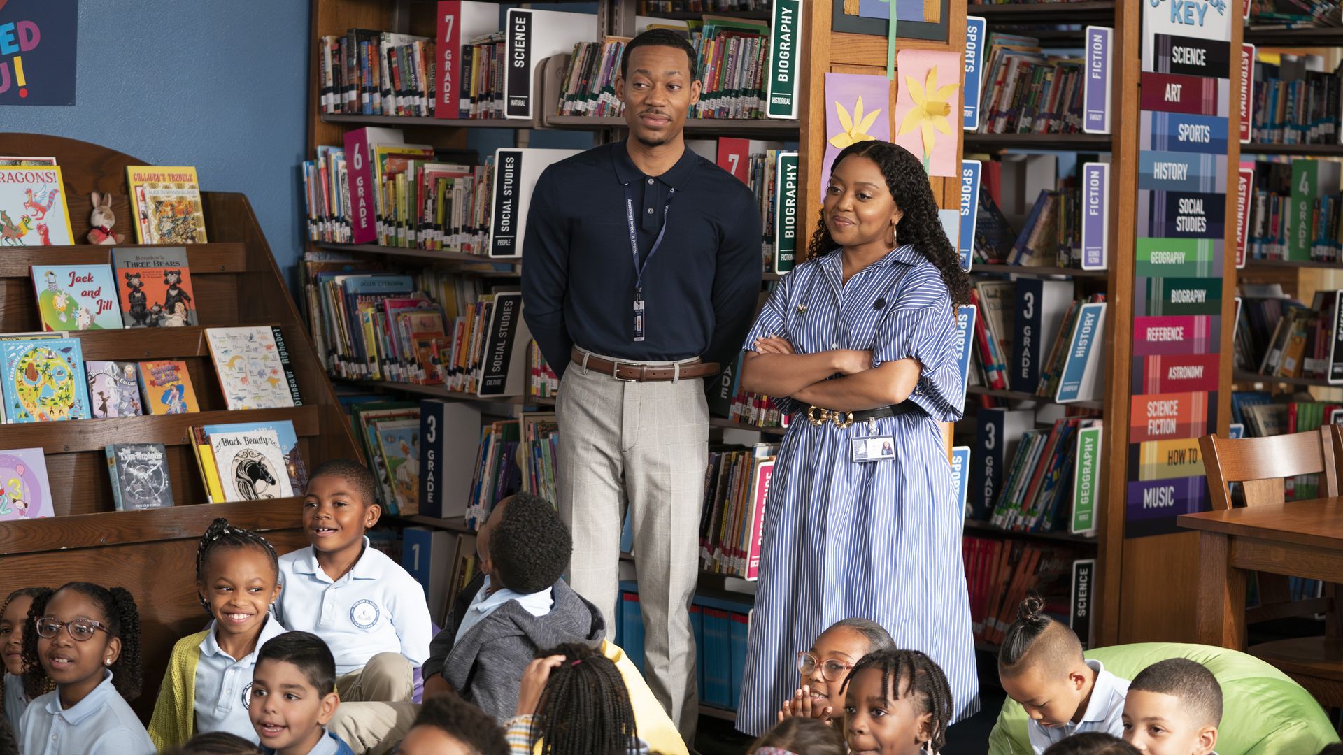 Tyler James Williams and Quinta Brunson