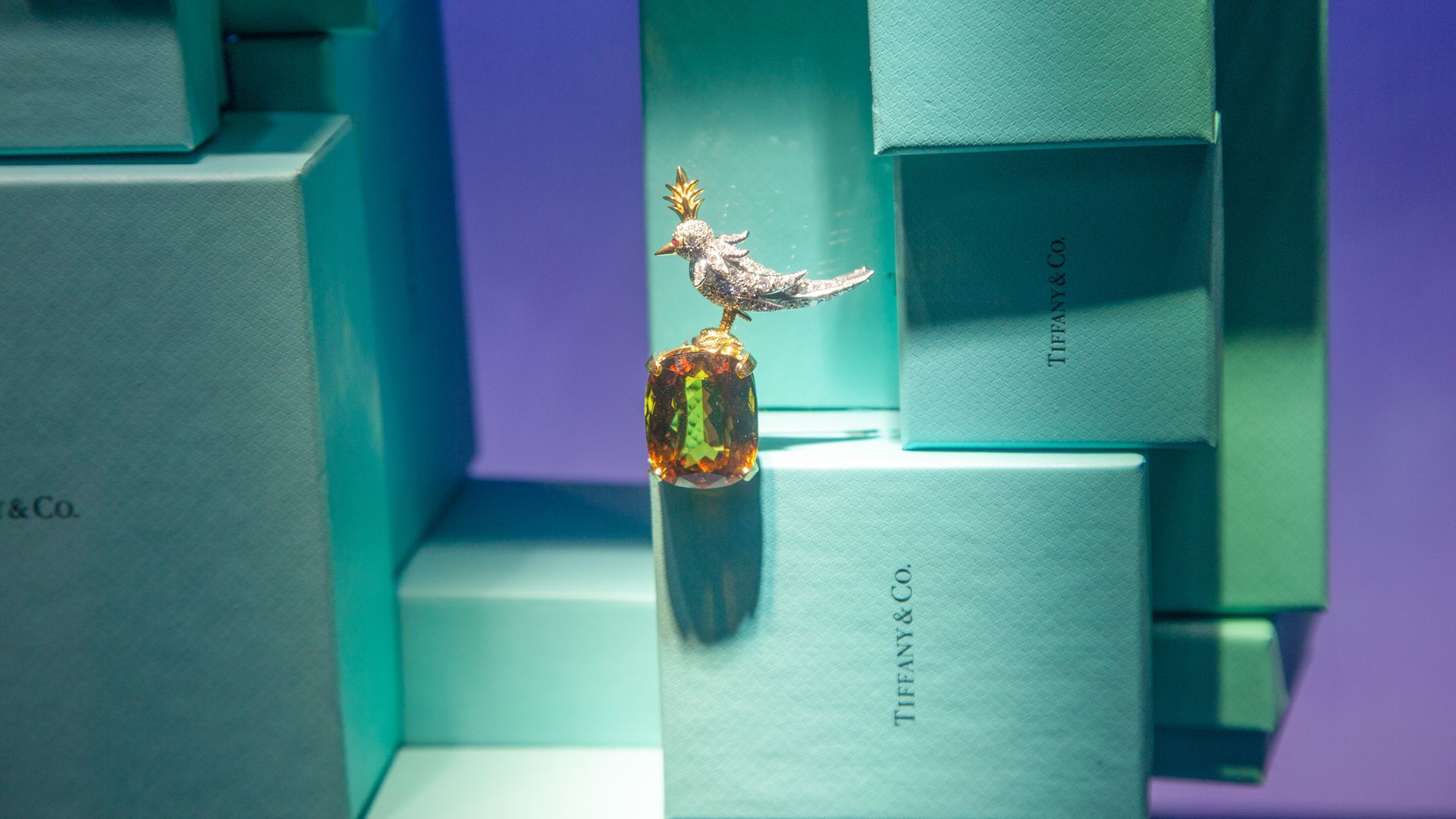 Tiffany & Co. boxes.