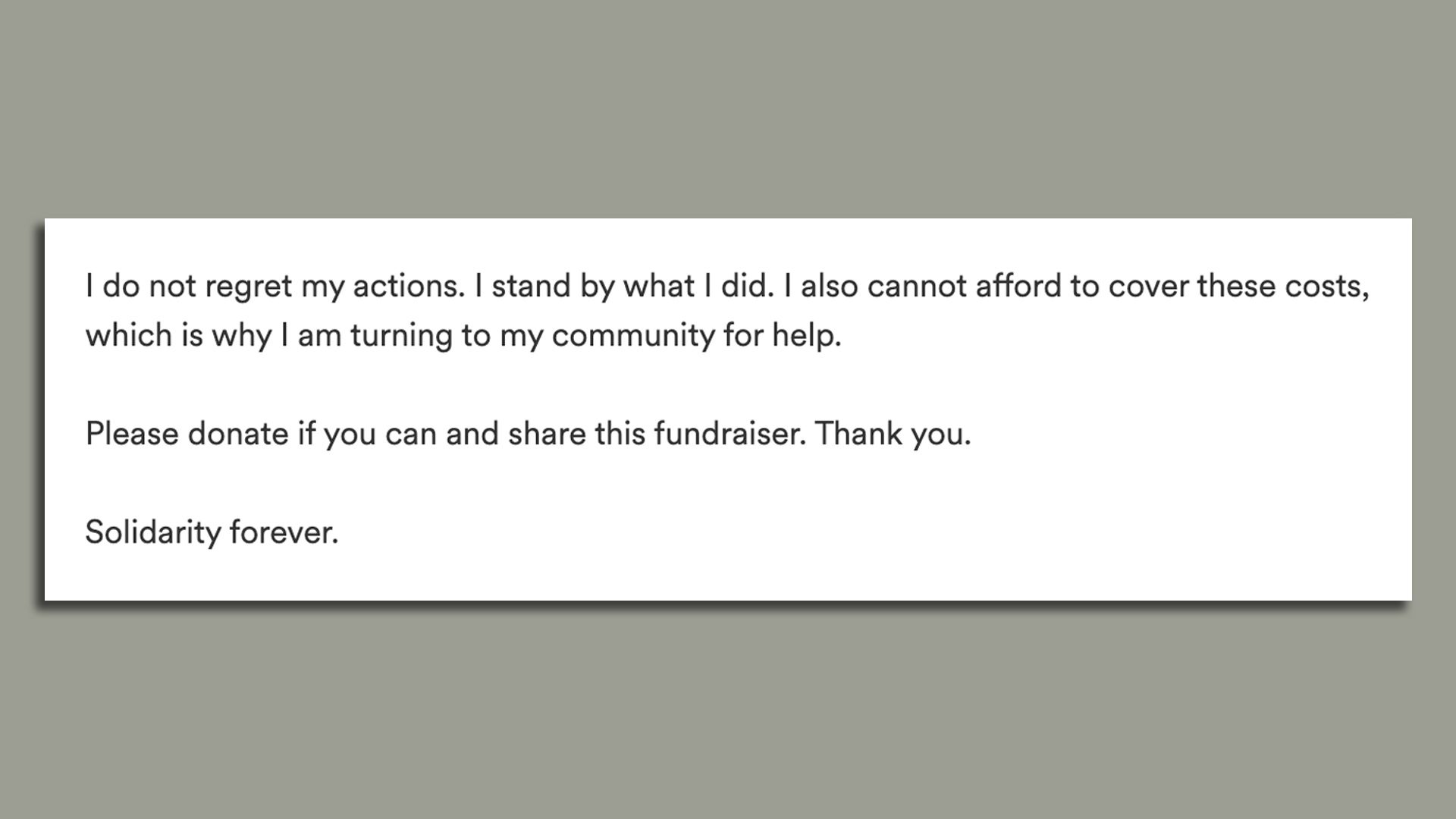 A screenshot of a GoFundMe page.