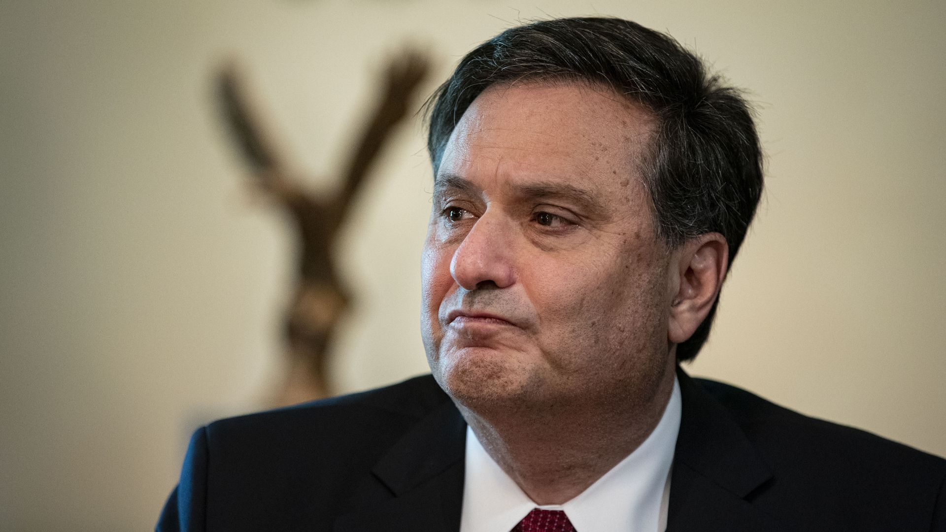 Ron Klain, White House chief of staff, listens during a cabinet meeting with U.S. President Joe Biden at the White House in Washington, D.C., U.S., on Tuesday, July 20