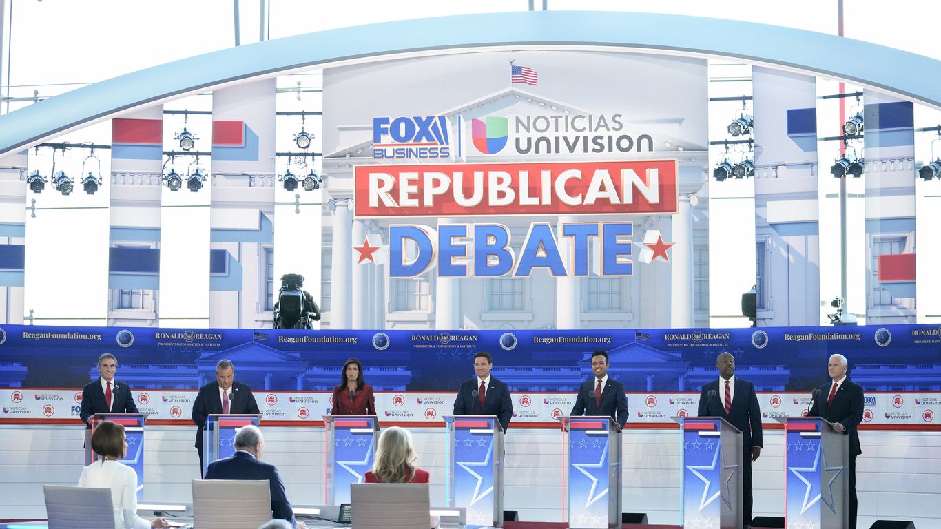 2024 presidential elections Second GOP debate drops to 9.5M viewers