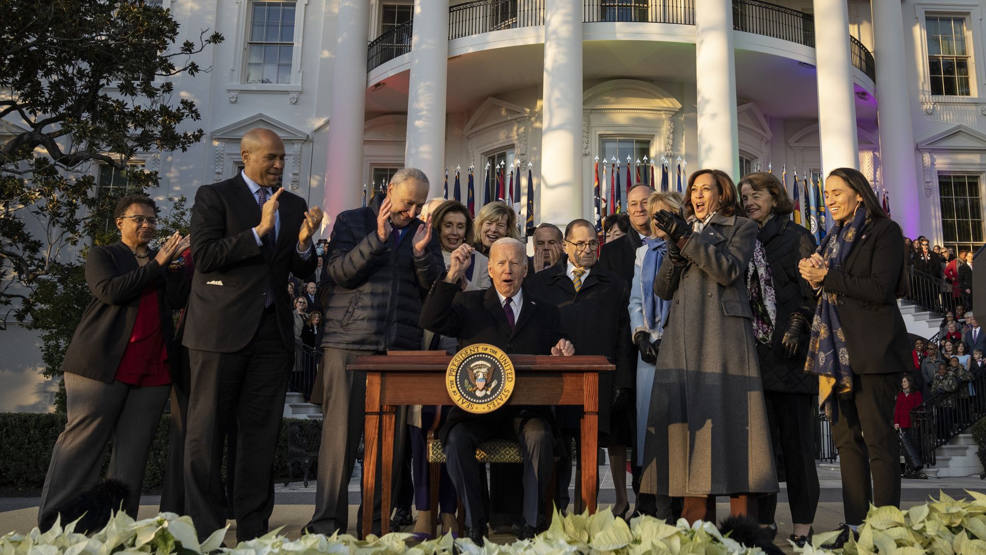 President Biden after signing the Respect for Marriage Act in Washington, D.C., on Dec. 13.