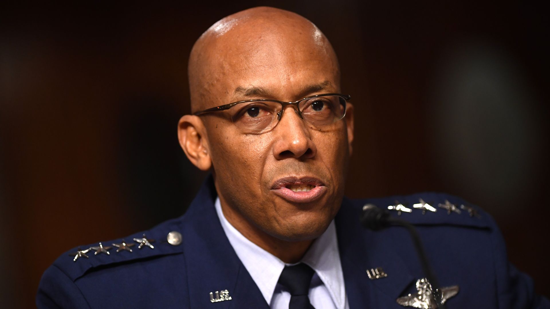 Gen. Charles Brown testifies