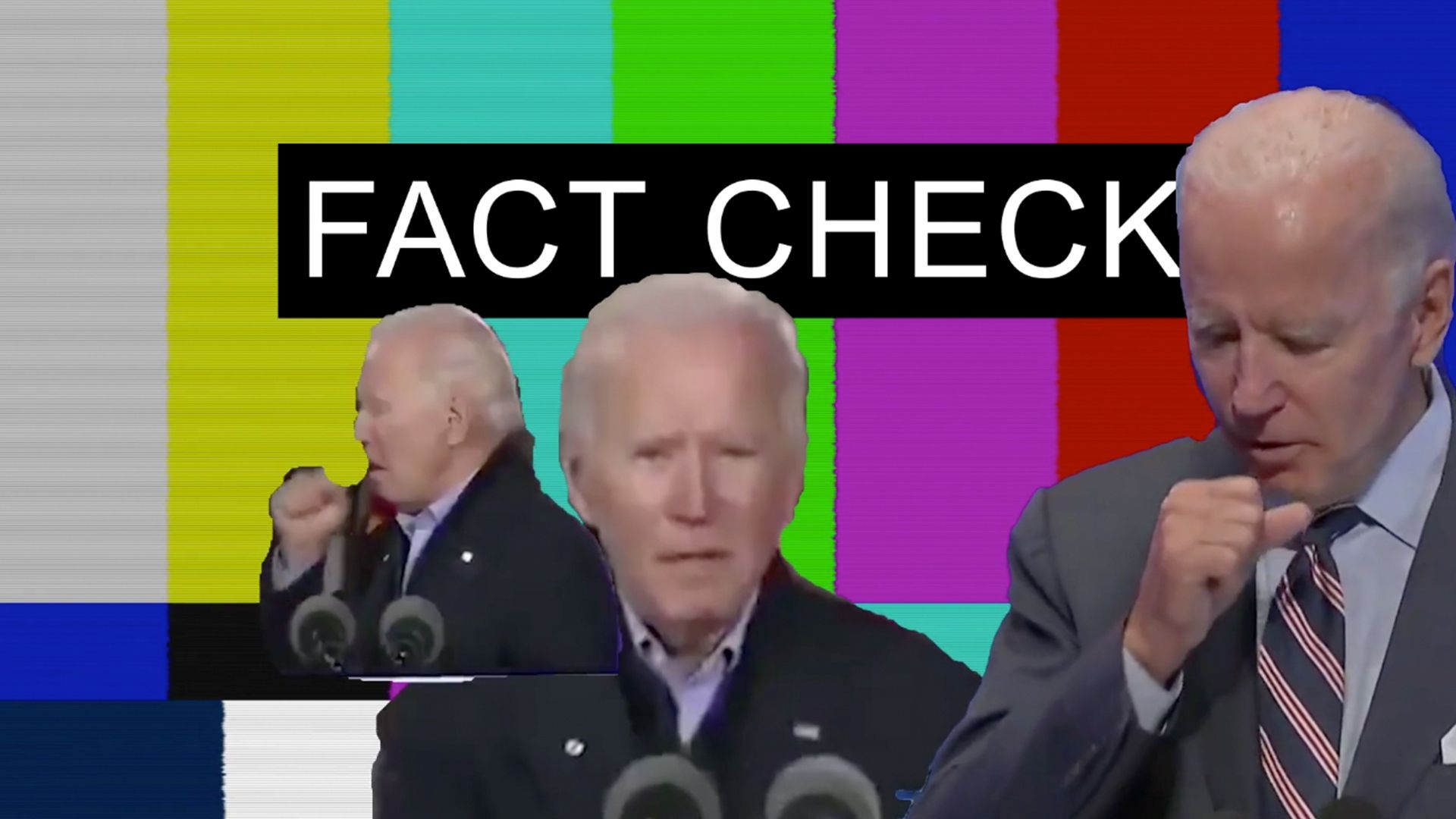 A screen grab shows a snippet from an unaired Trump campaign commercial.