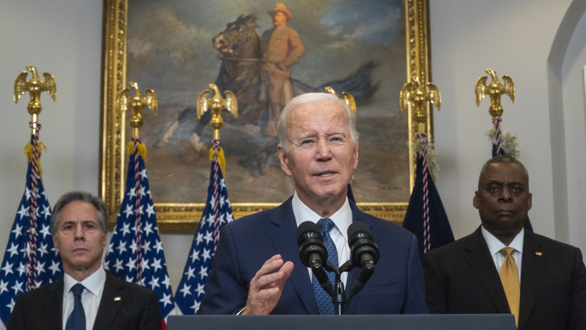 Blinken, Biden and Lloyd Austin