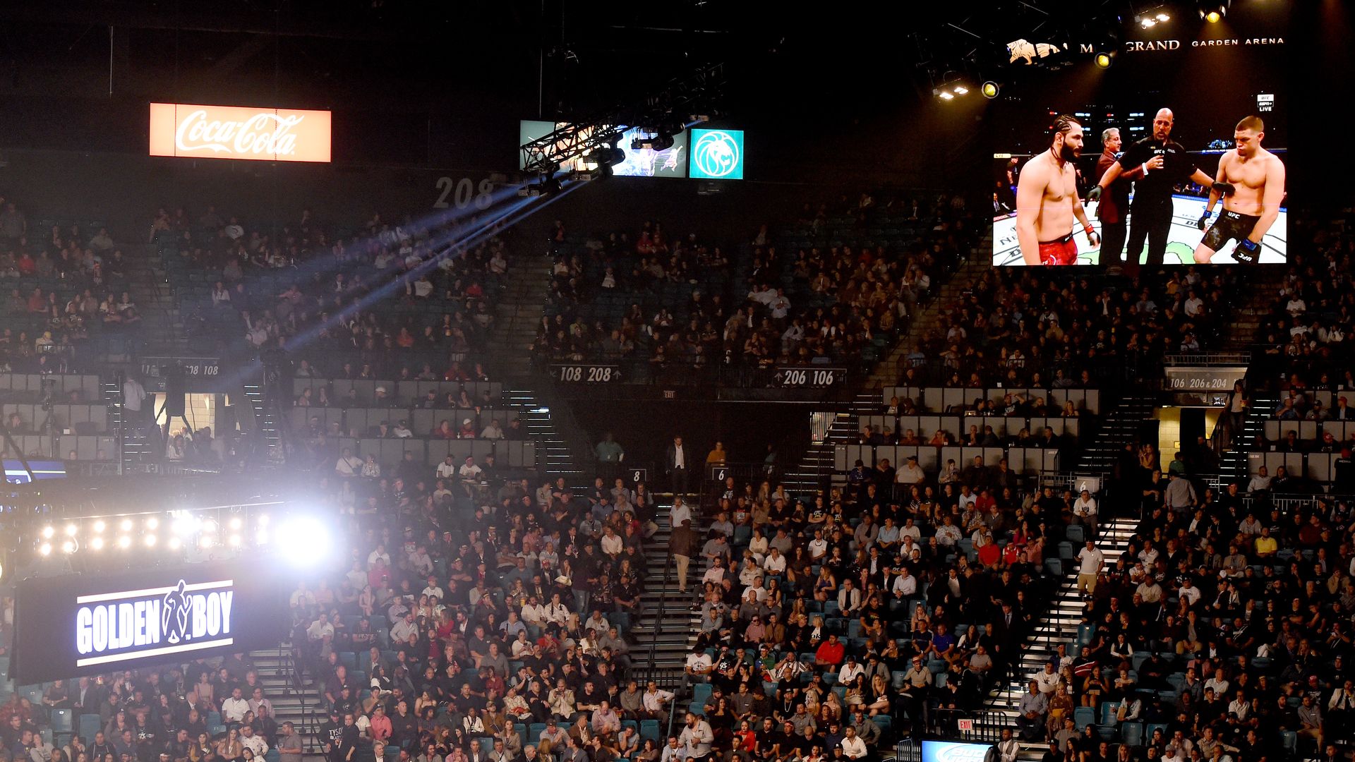 UFC fight being shown before boxing