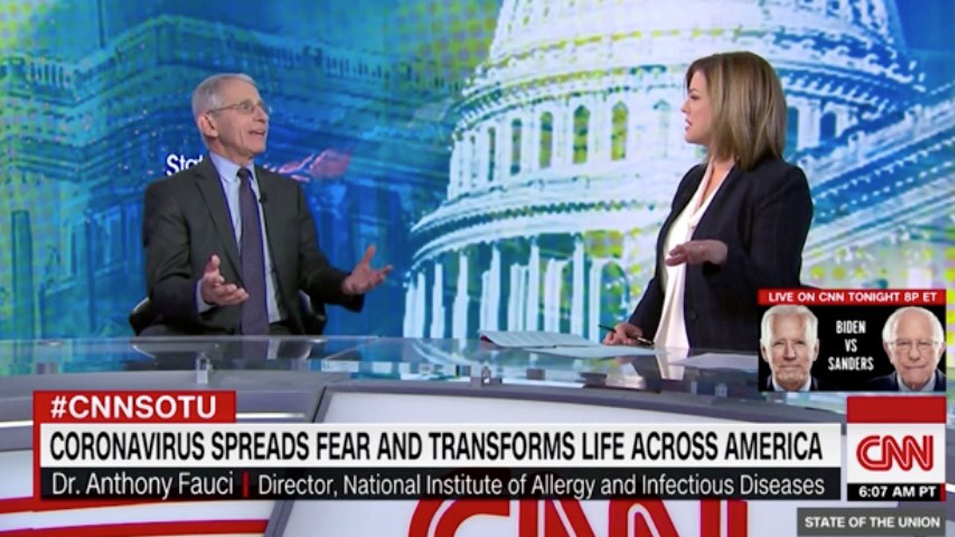 Dr. Fauci on CNN's "State of the Union"