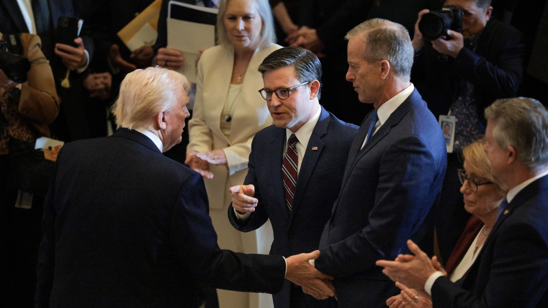 This is Mike Johnson and John Thune