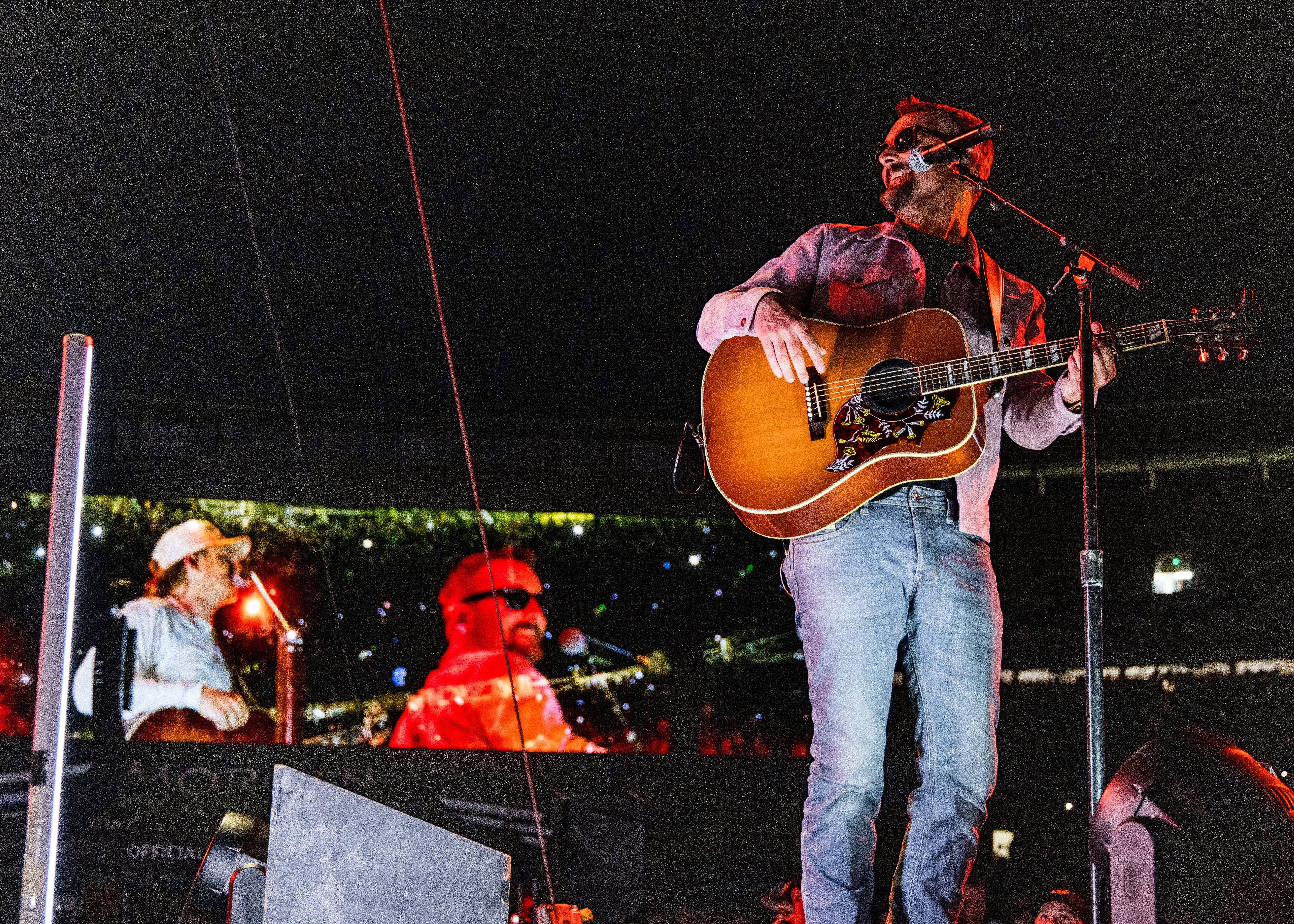 Eric Church performs onstage for night one of Morgan Wallen's One Night At A Time tour at Neyland Stadium on September 20, 2024 in Knoxville, Tennessee. (Photo by John Shearer/Getty Images for Morgan Wallen's One Night At A Time 2024)