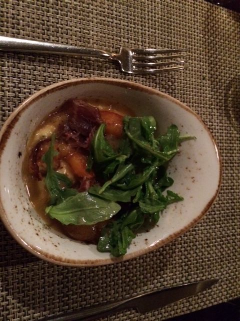 shrimp and grits at jeffersons at homestead