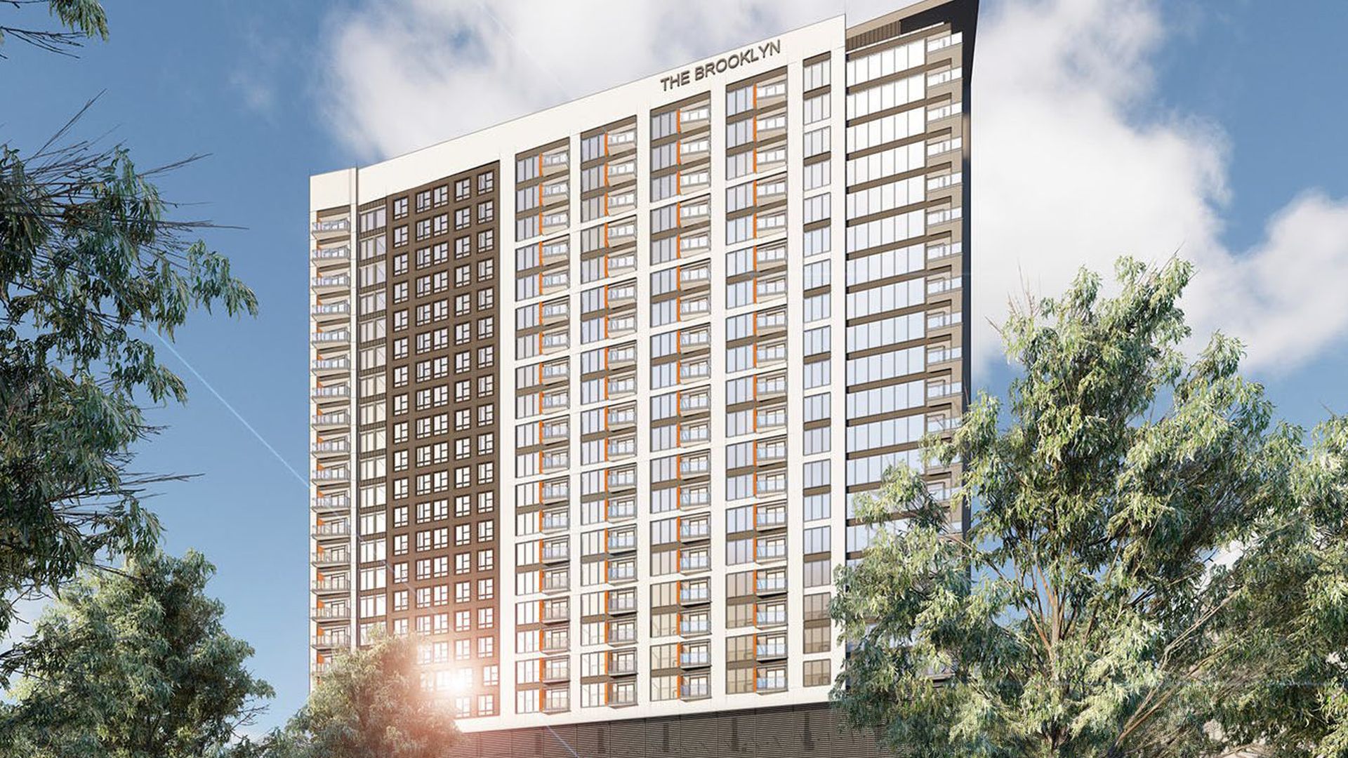 Brooklyn Village rendering of building