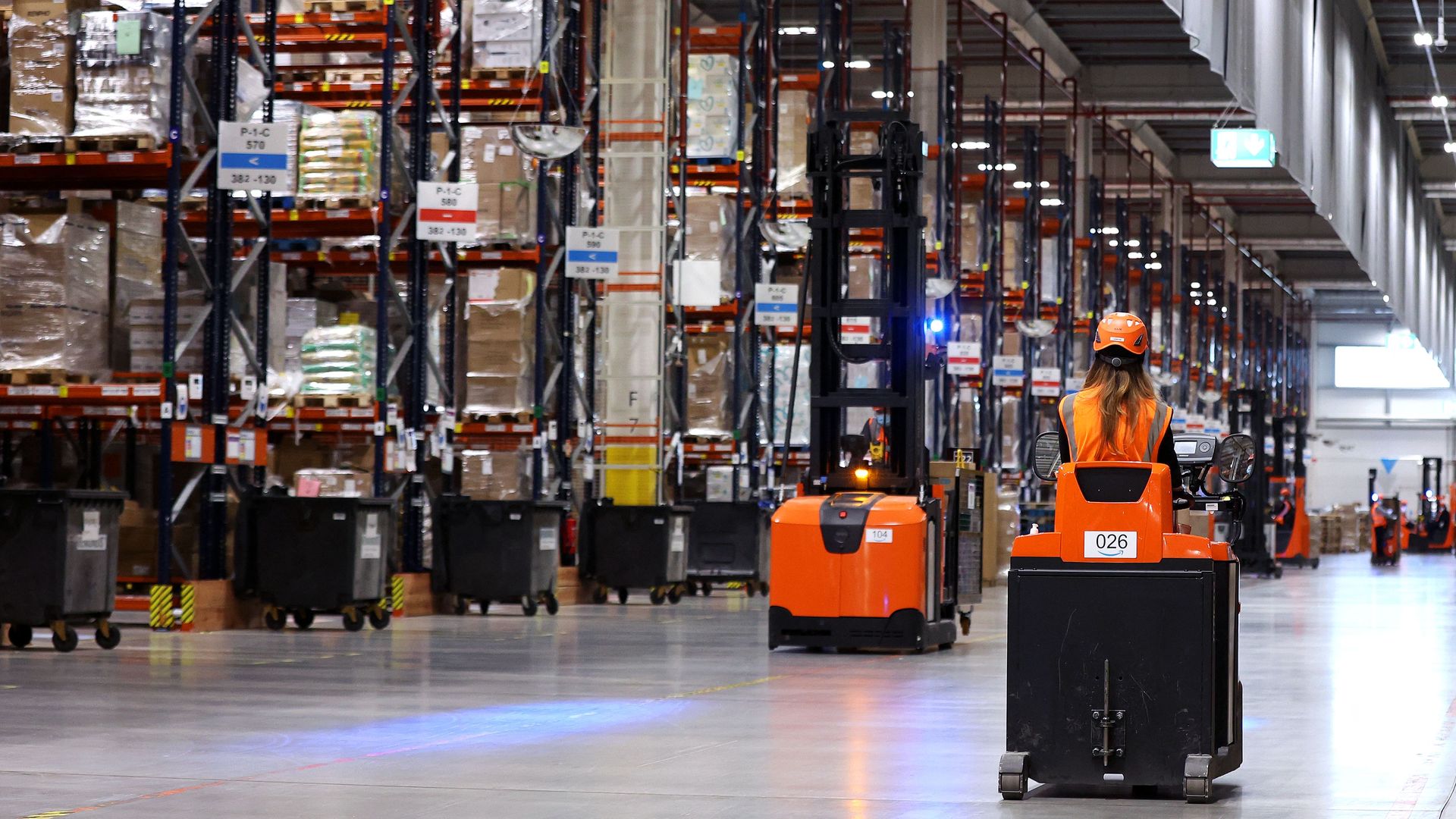 An amazon warehouse