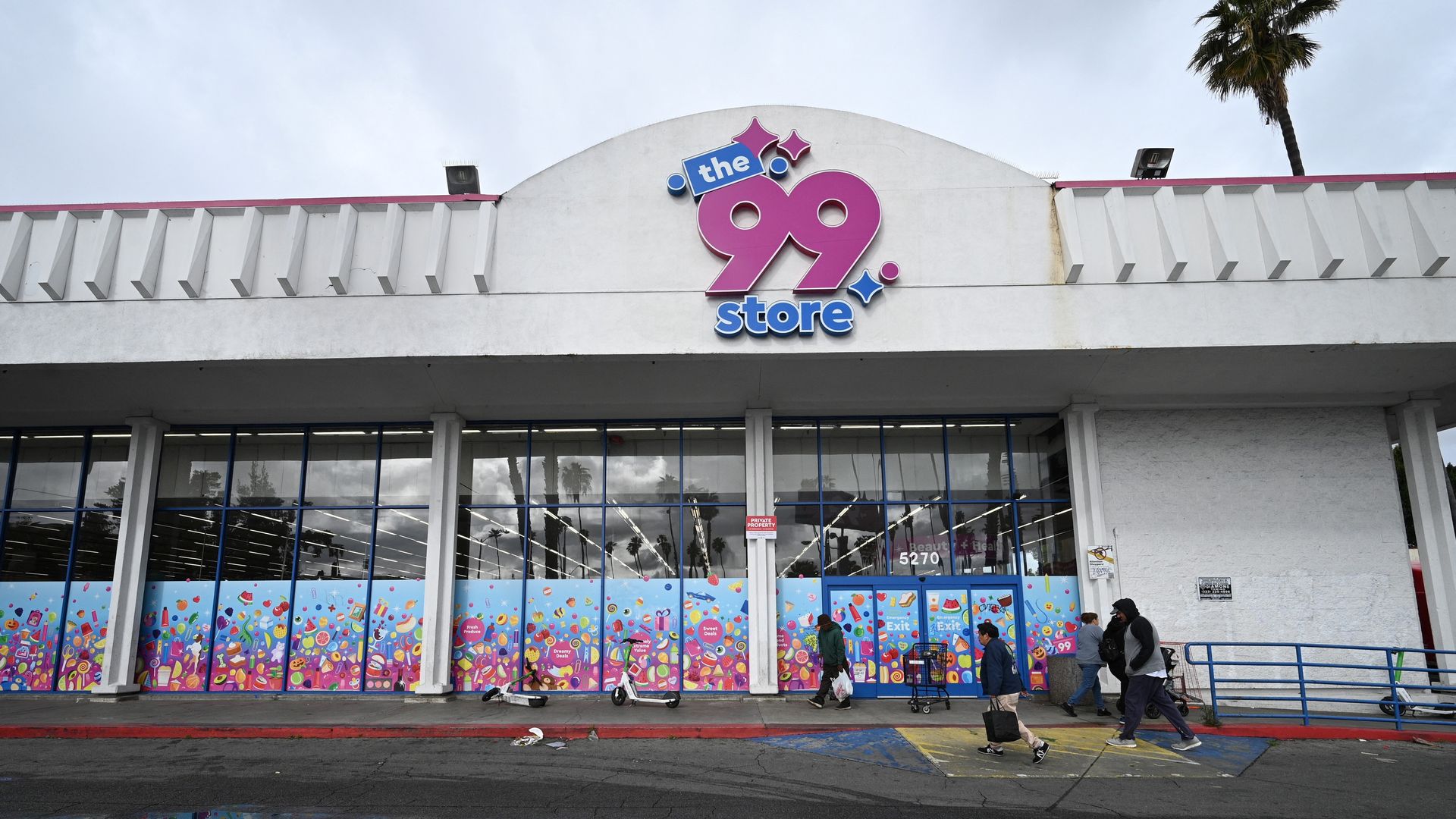A 99 Cents Only store is seen in Los Angeles, California, on April 5, 2024. 