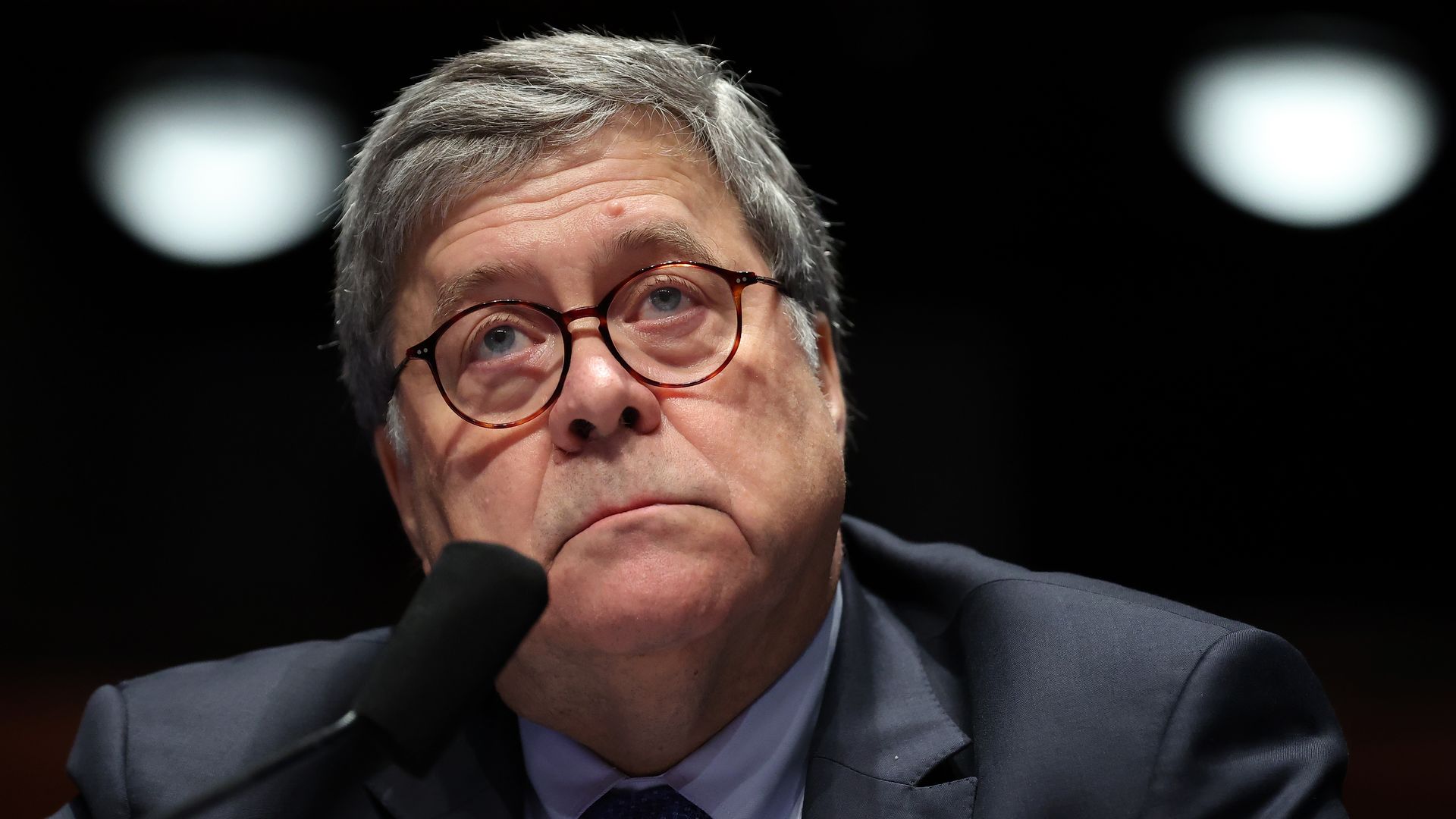 Attorney General William Barr testifies before the House Judiciary Committee in the Congressional Auditorium at the U.S. Capitol Visitors Center July 28, 2020 in Washington, DC.