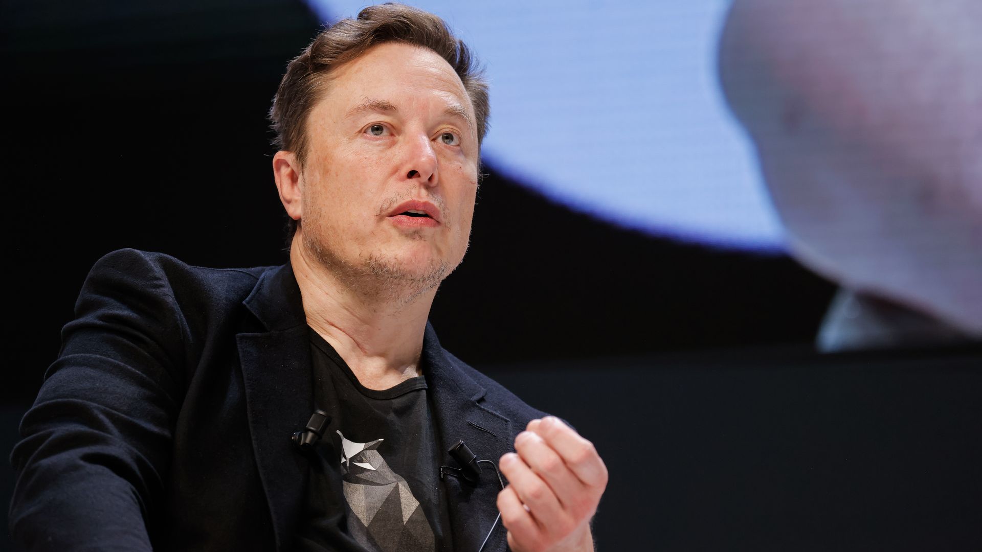 Chief Technology Officer of X Elon Musk speaks onstage during the Cannes Lions International Festival Of Creativity 2024 on June 19, 2024 in Cannes, France. 