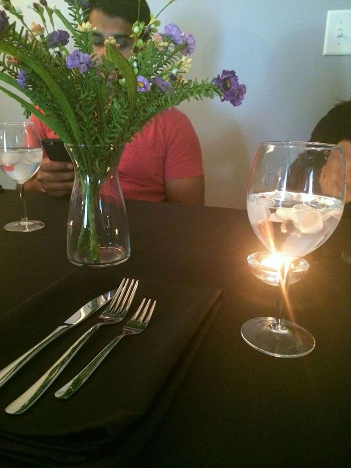 table scape at as you do vegan pop up