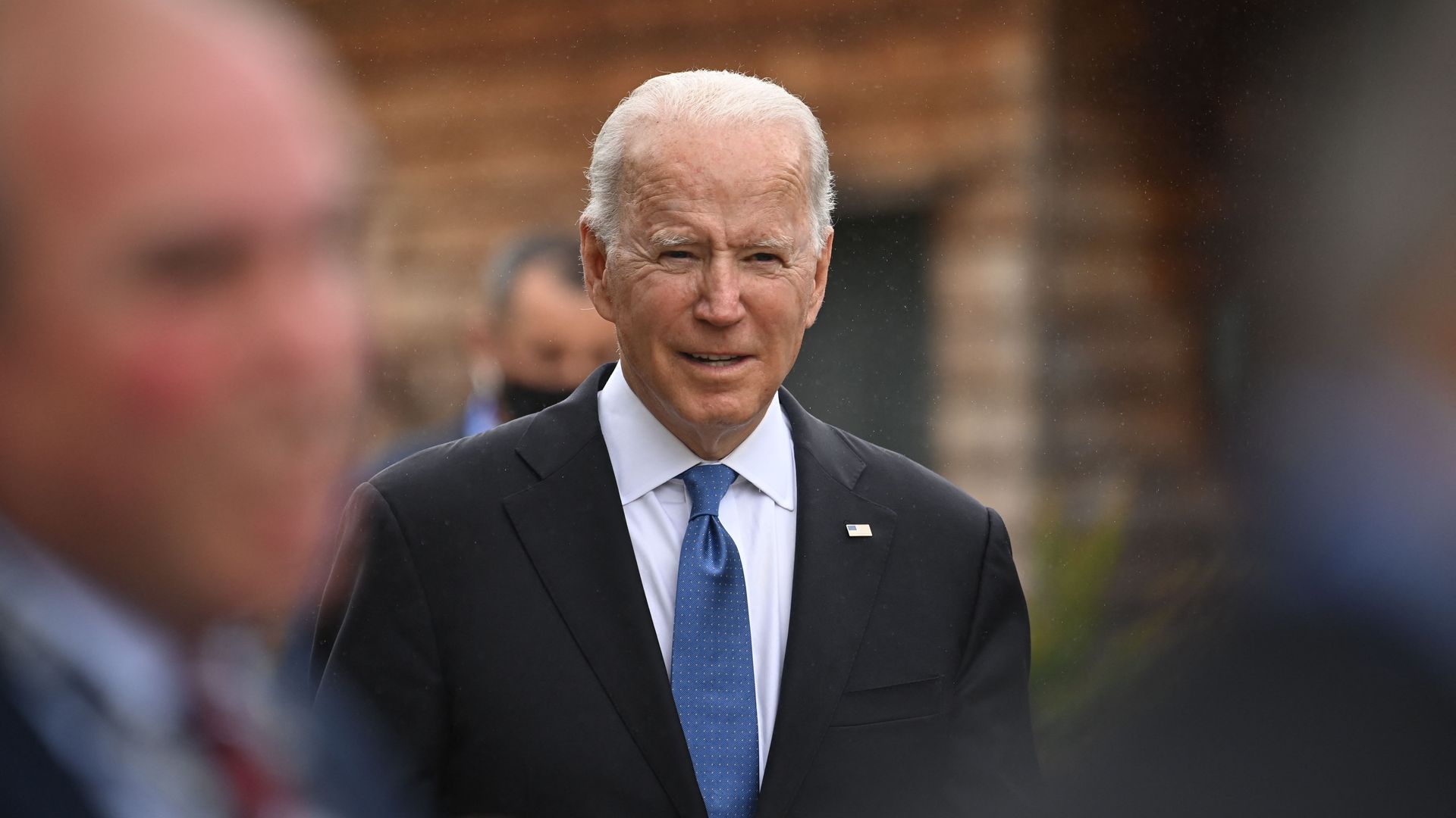 Photo of Biden in a suit