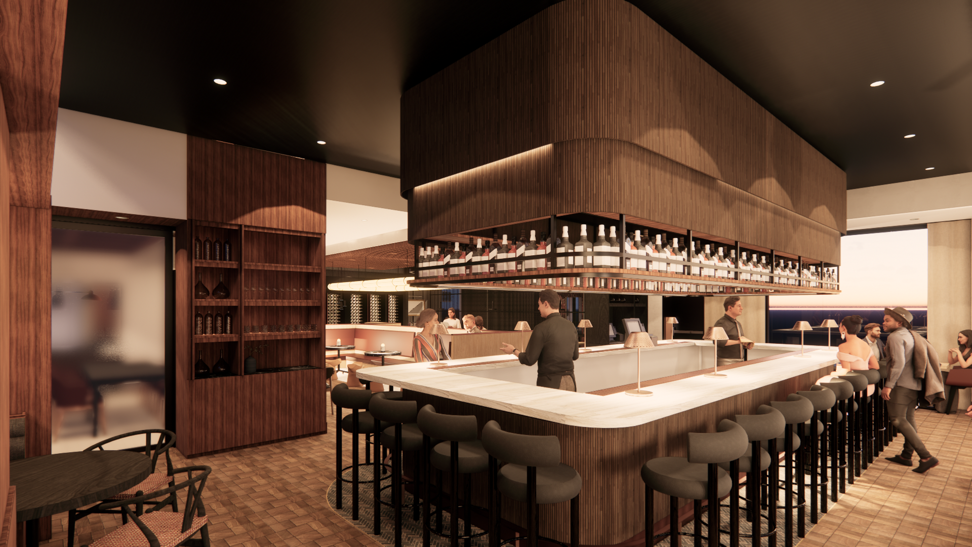 the bar at crawford bros