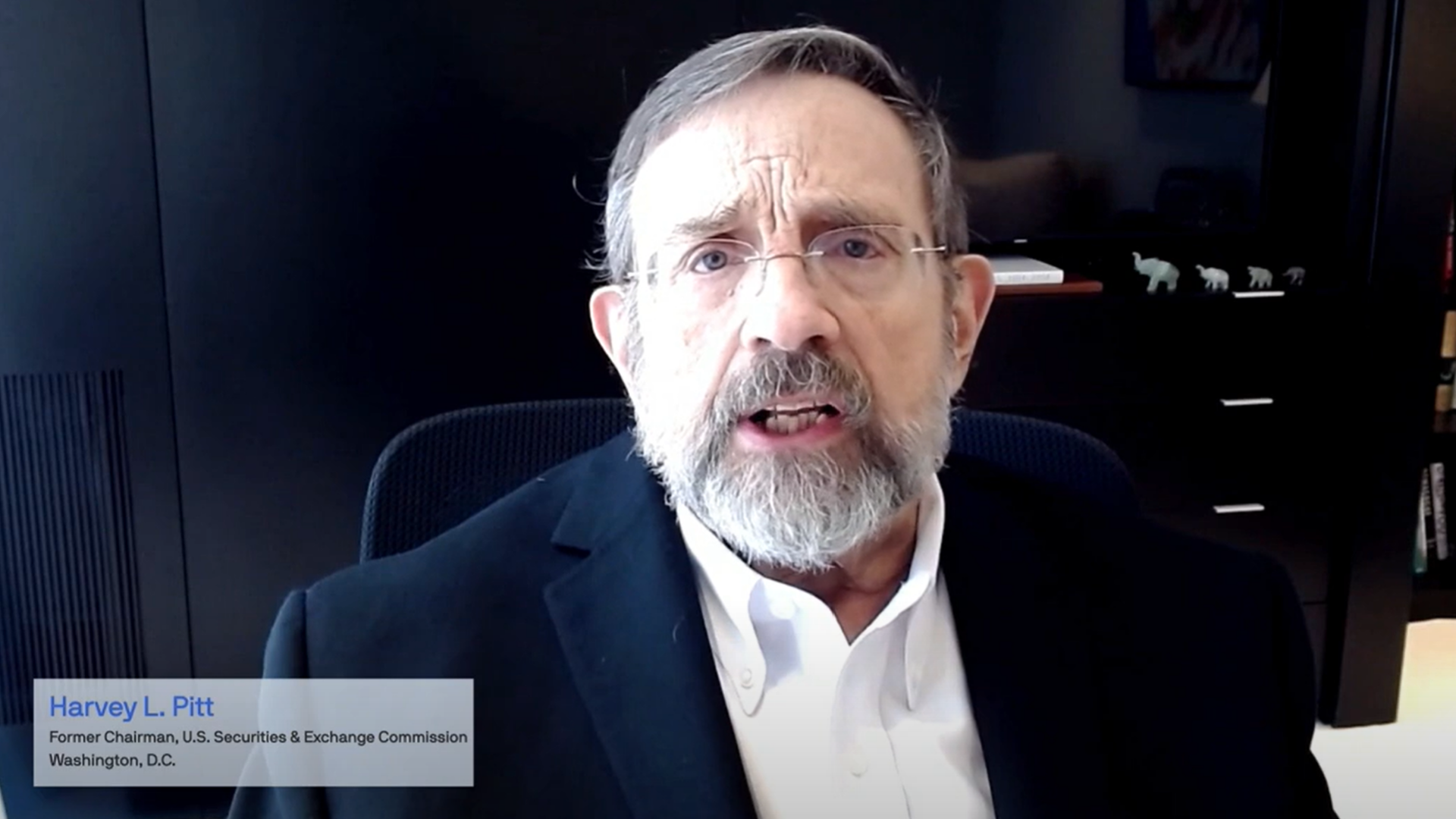 Harvey Pitt during Axios event