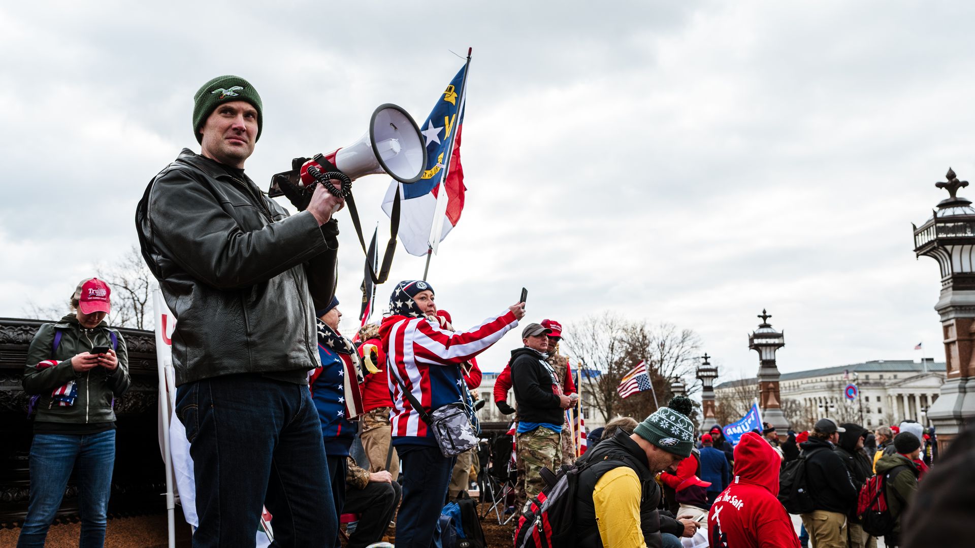 pro trump protester during capitol riot