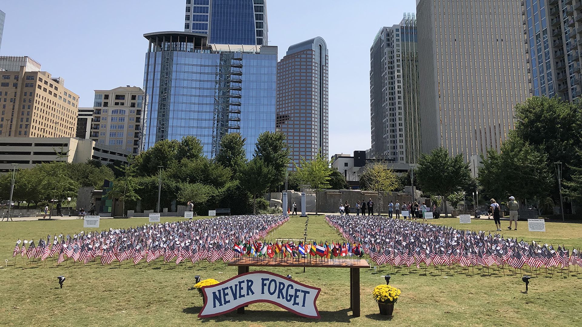 Romare Bearden flags 9.11