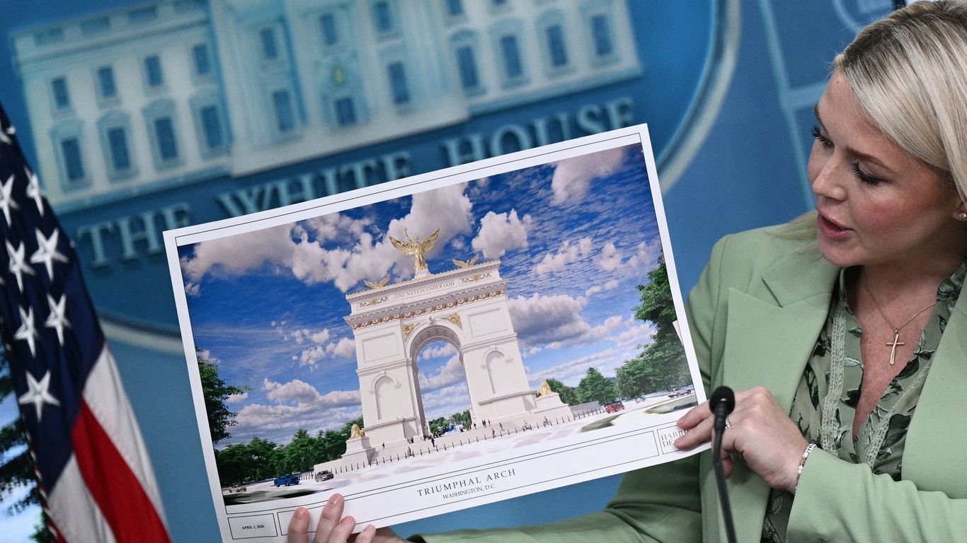 Trump says proposed Washington arch to become sniper, drone facility