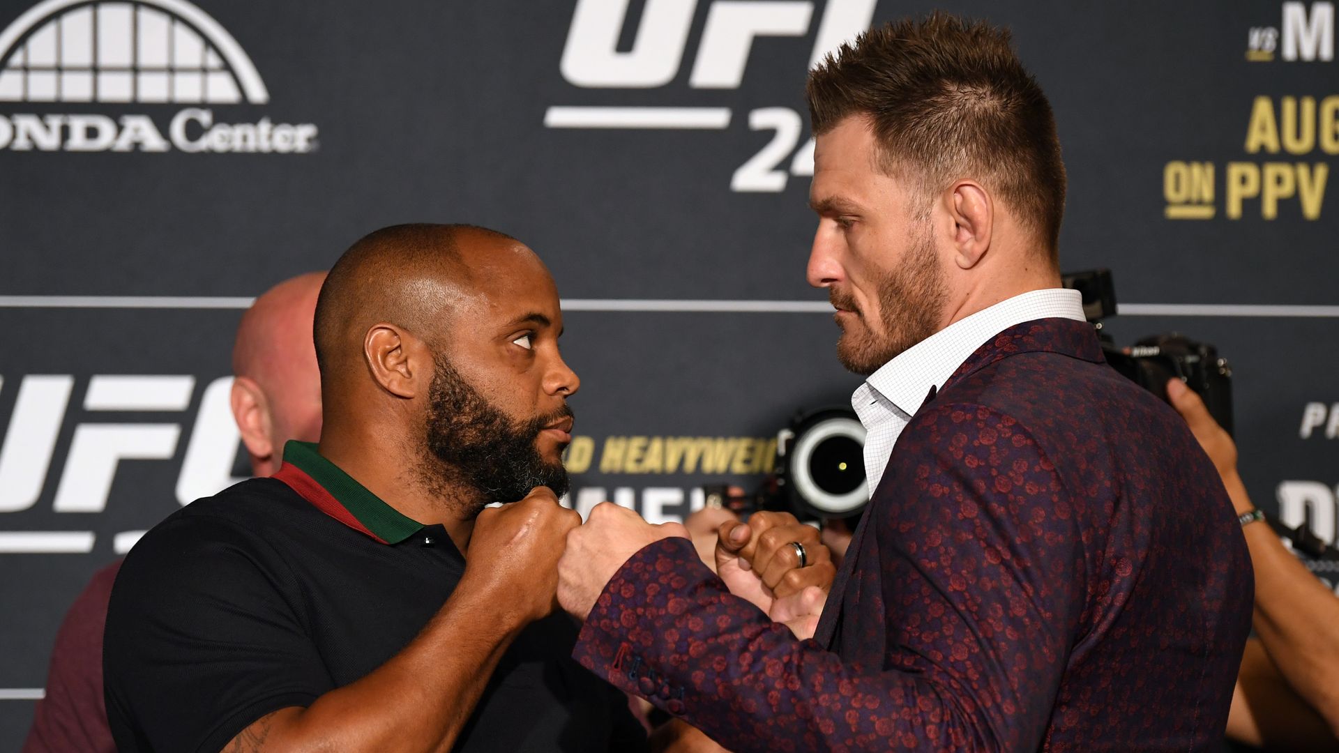 Daniel Cormier and Stipe Miocic