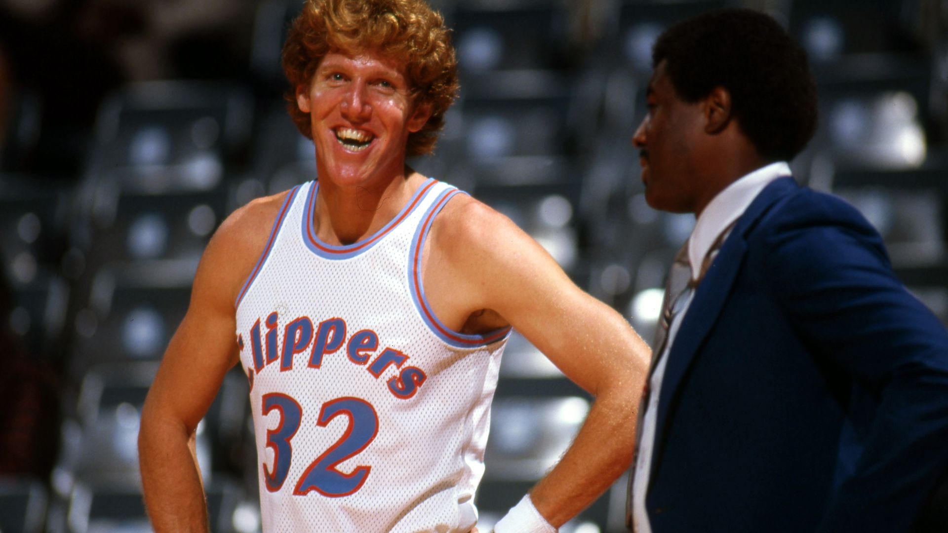 Bill walton with the San Diego Clippers
