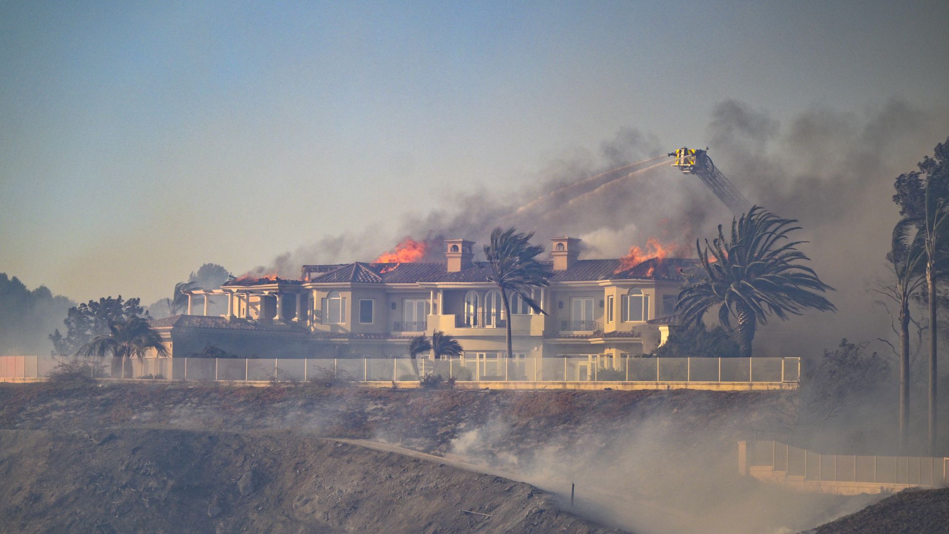  Firefighters battle the Coastal Fire in Laguna Niguel, CA, on Wednesday, May 11.
