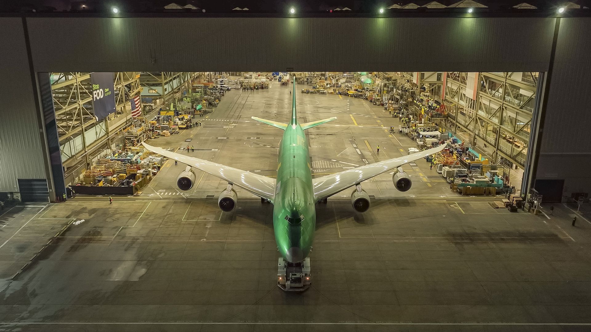 The last Boeing 747 left the company's widebody factory in advance of its delivery to Atlas Air in early 2023.