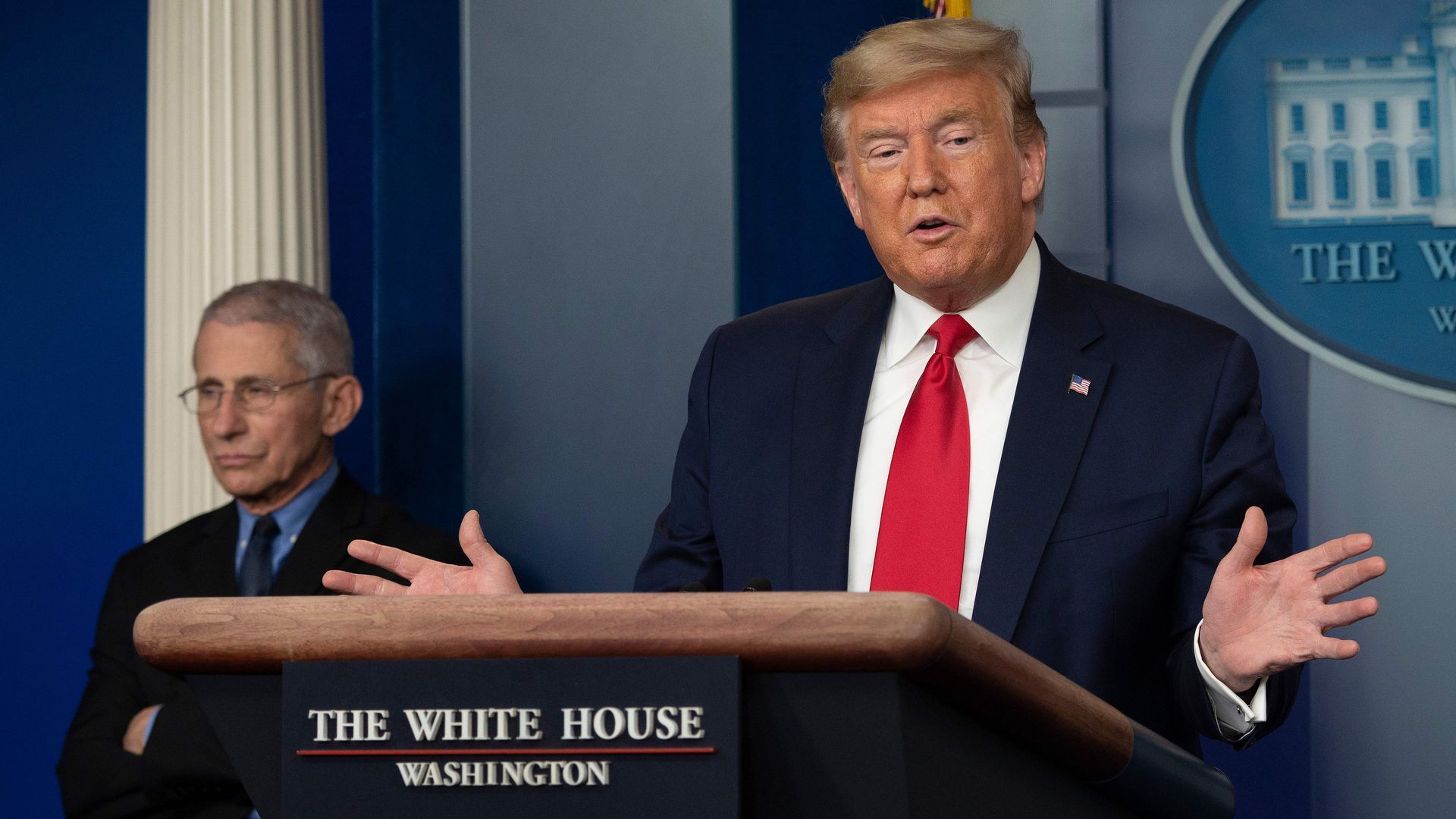 President Trump and Dr. Anthony Fauci