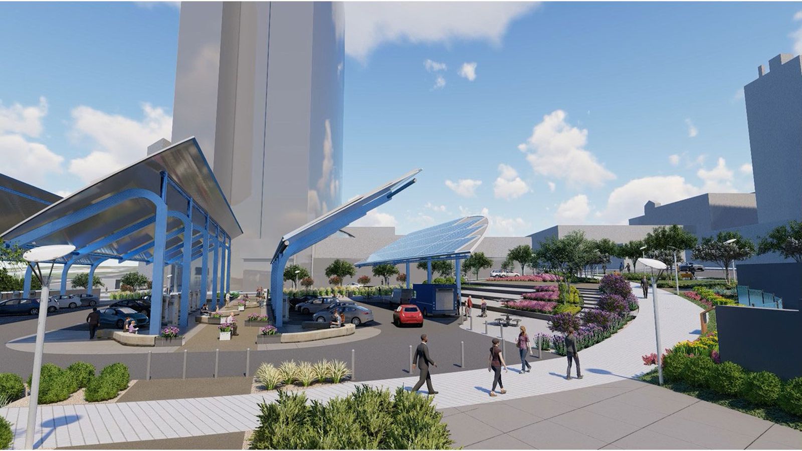 View of Dominion scraps downtown park plan amid belt tightening - Axios Richmond