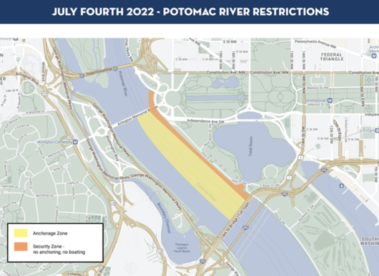 Map: July 4 Road Closures In D.c. - Axios Washington D.c.