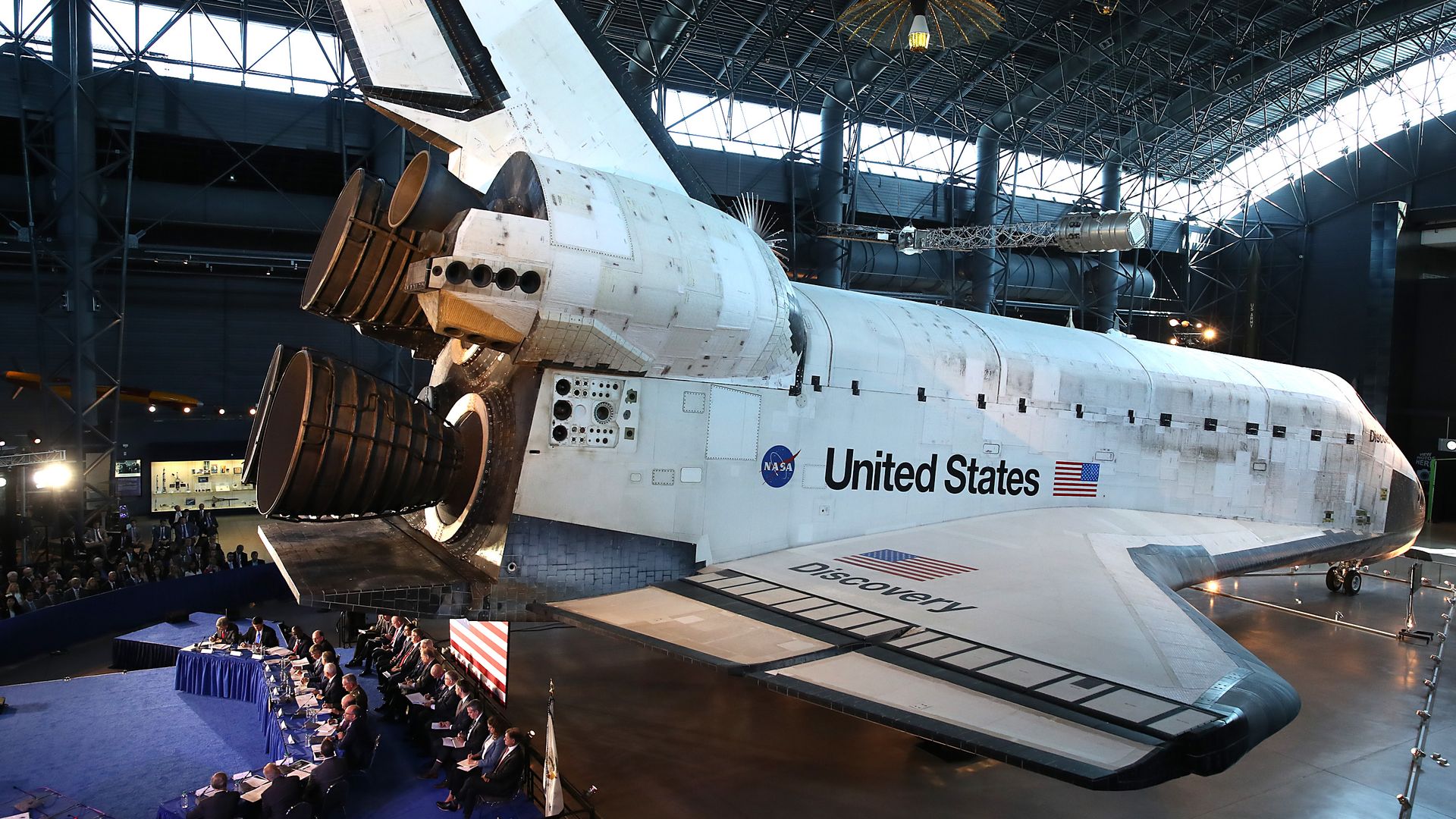 Space Shuttle Discovery in the Smithsonian