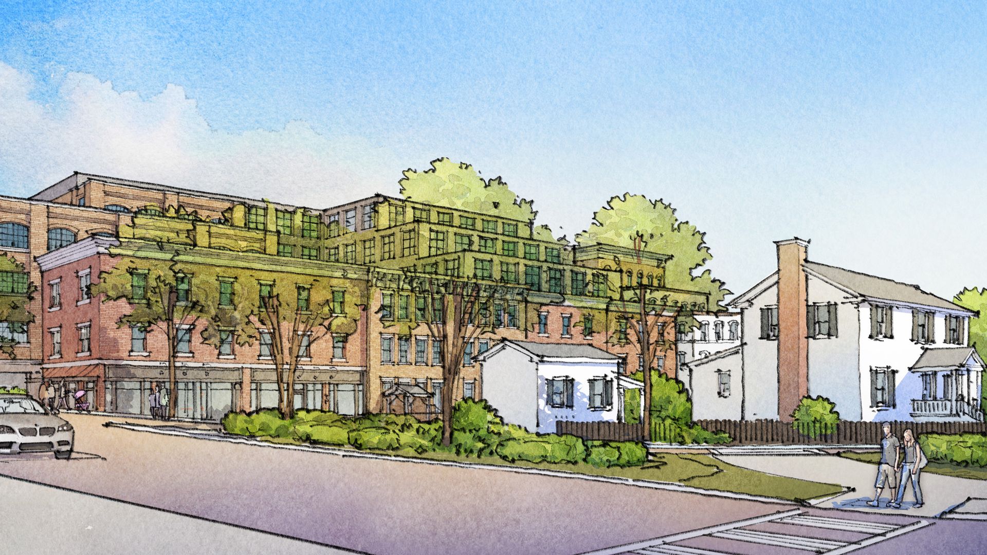 proposed apartments off marietta square