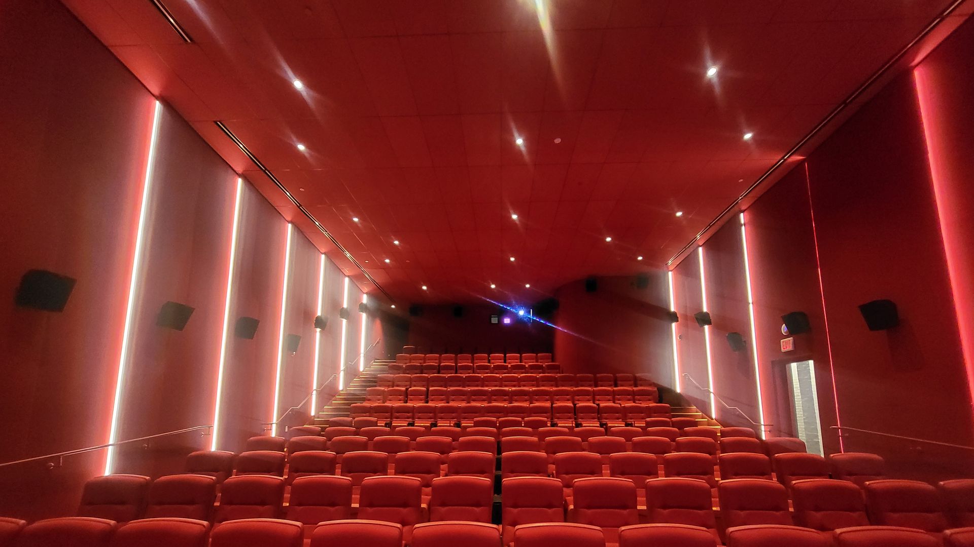 a red theater interior