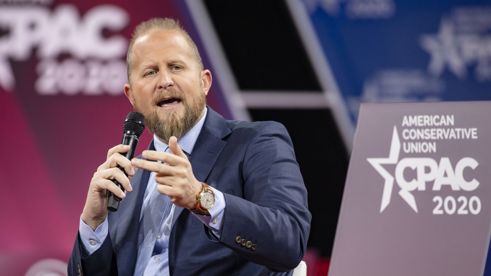 Brad Parscale at the Conservative Political Action Conference in 2020.