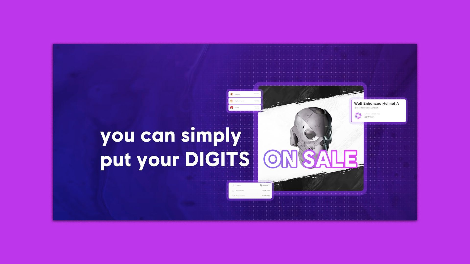 Screenshot: Ubisoft promotional image for one of its in-game NFTs.