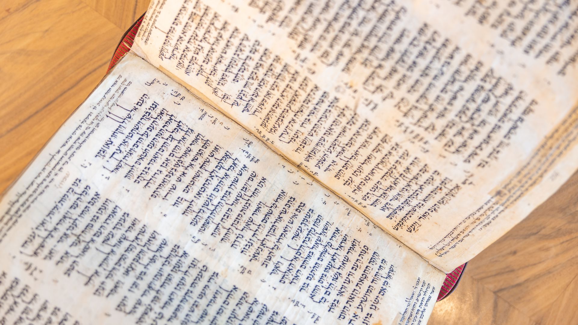 A photo of the Codex Sassoon