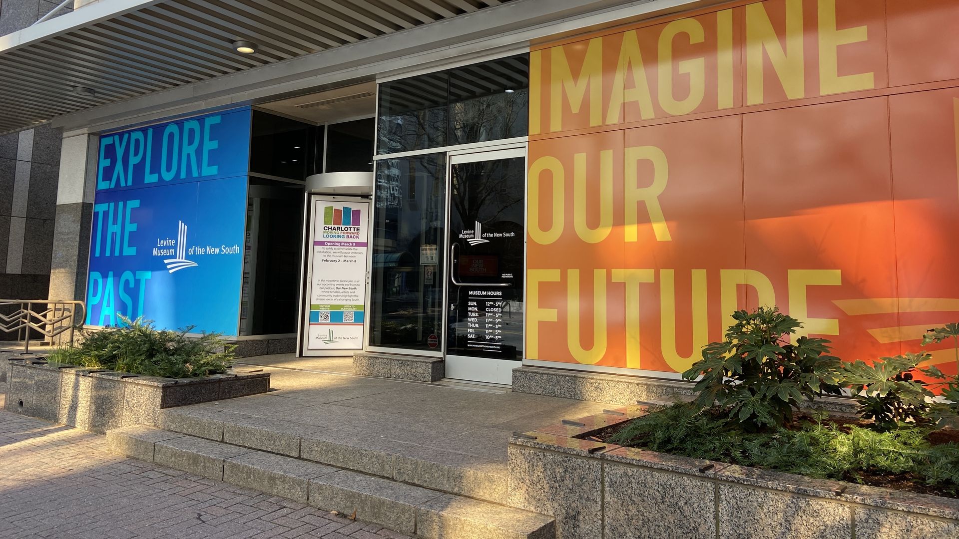Entrance to the Levine Museum of the New South.