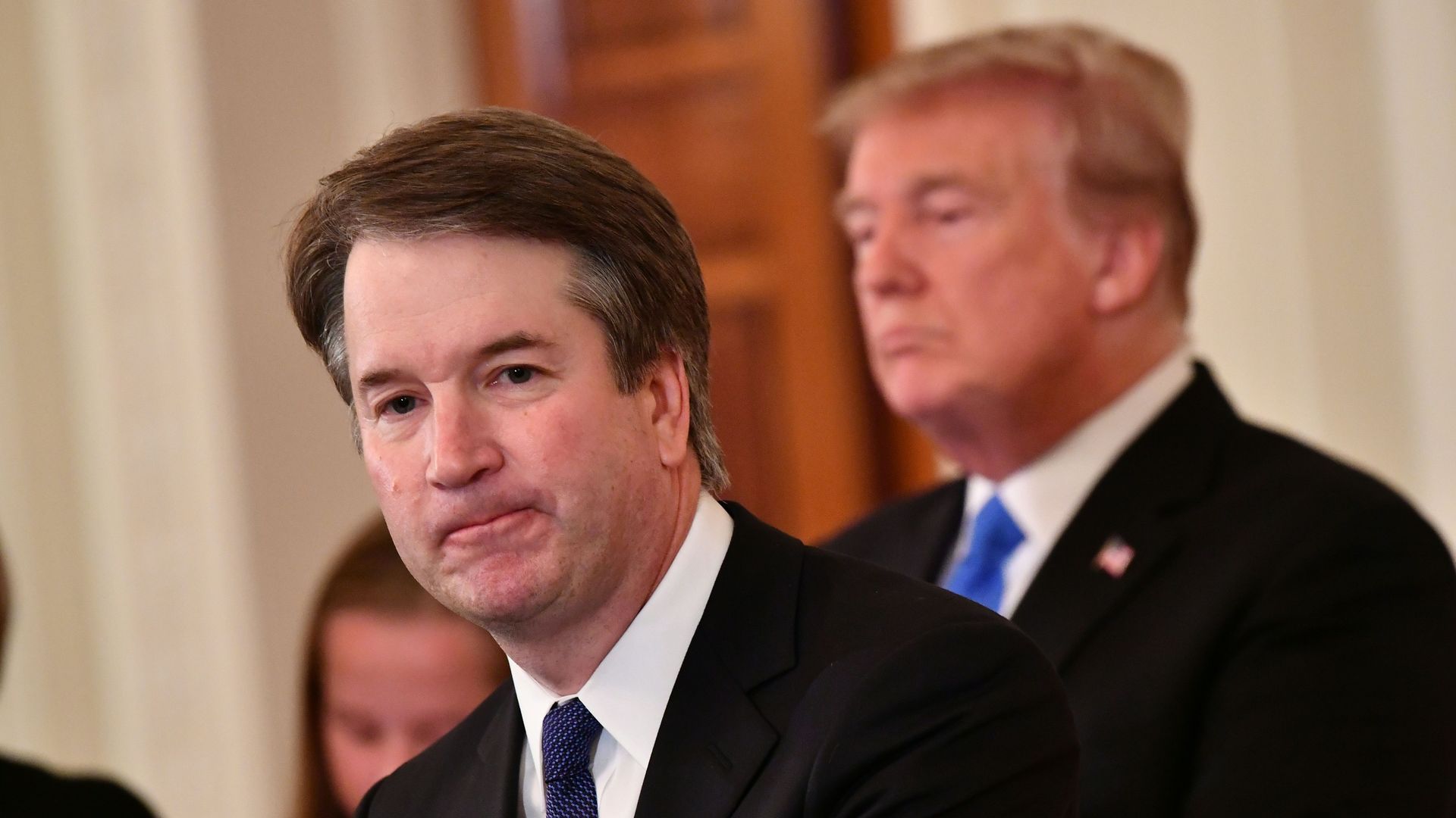 Supreme Court nominee Brett Kavanaugh speaks after US President Donald Trump announced his nomination in the East Room of the White House 