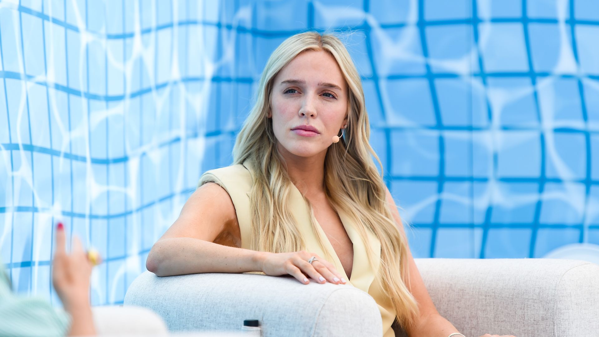 Call Her Daddy Host, Creator and Executive Producer, Alex Cooper participating in The Art of The Interview session at Spotify Beach on June 20, 2023 in Cannes, France.