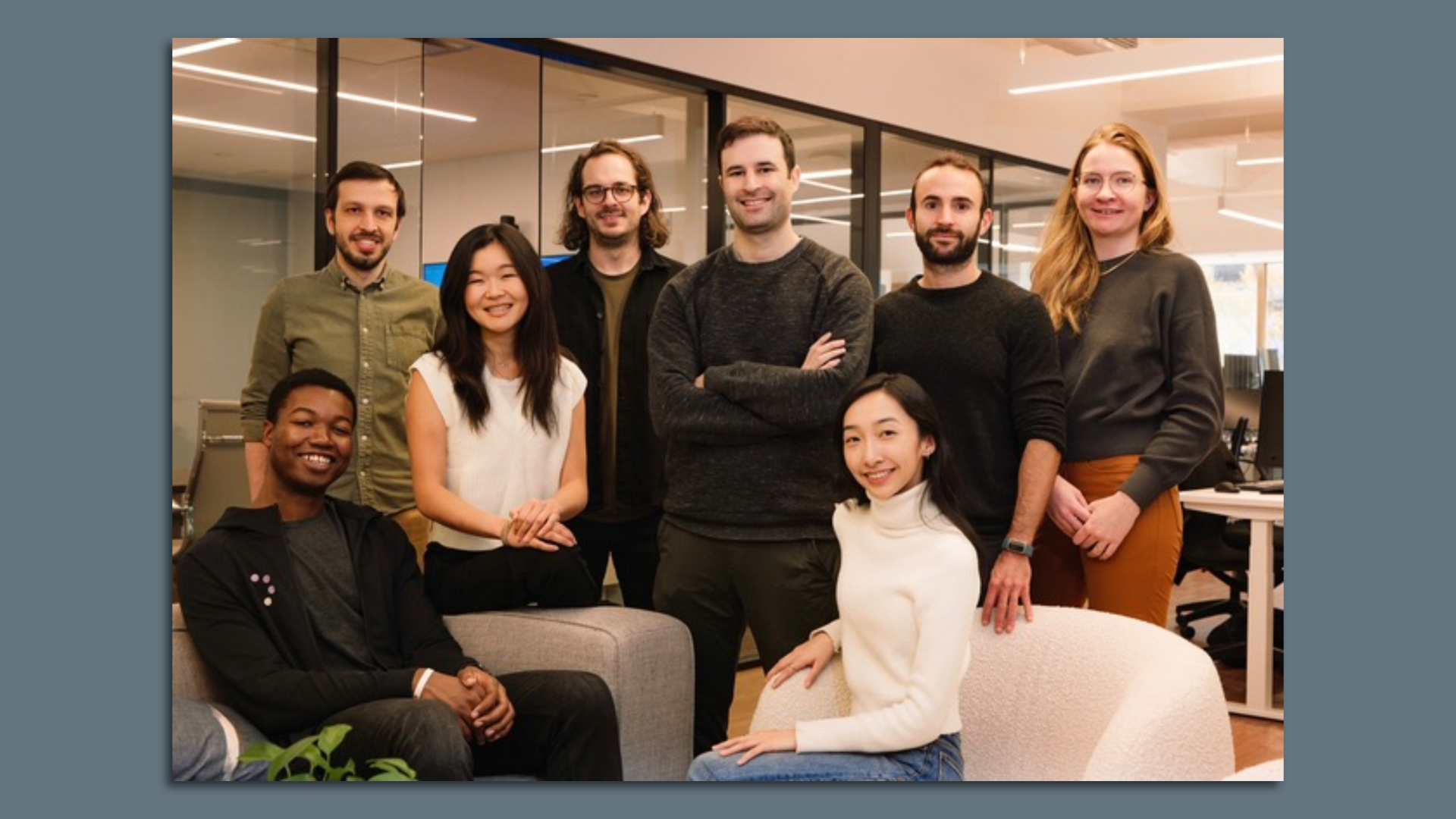 Staffers inside the New York office of Hume AI