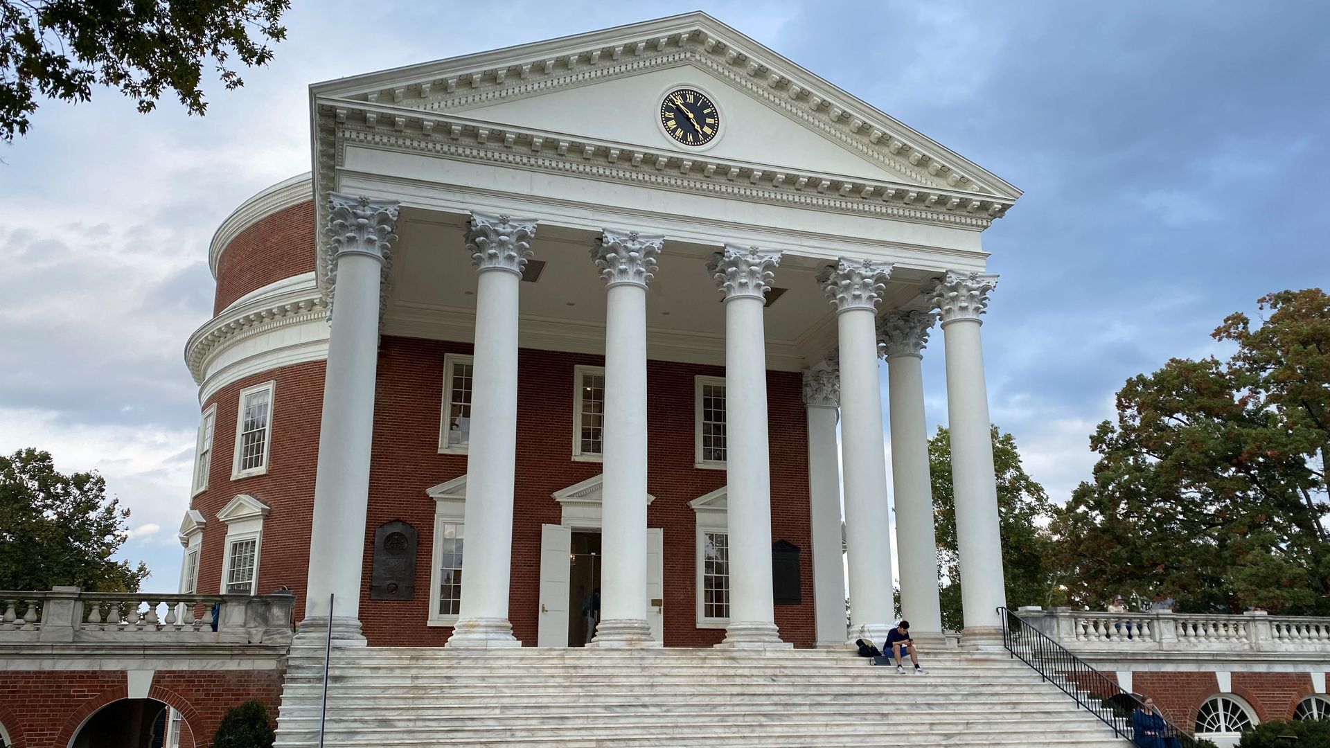 The University of Virginia campus on October 12, 2022 in Charlottesville, Virginia.