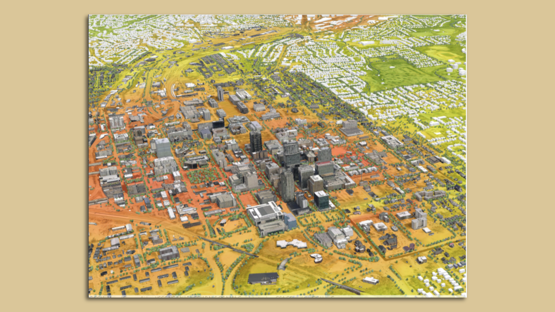 heat islands in Raleigh
