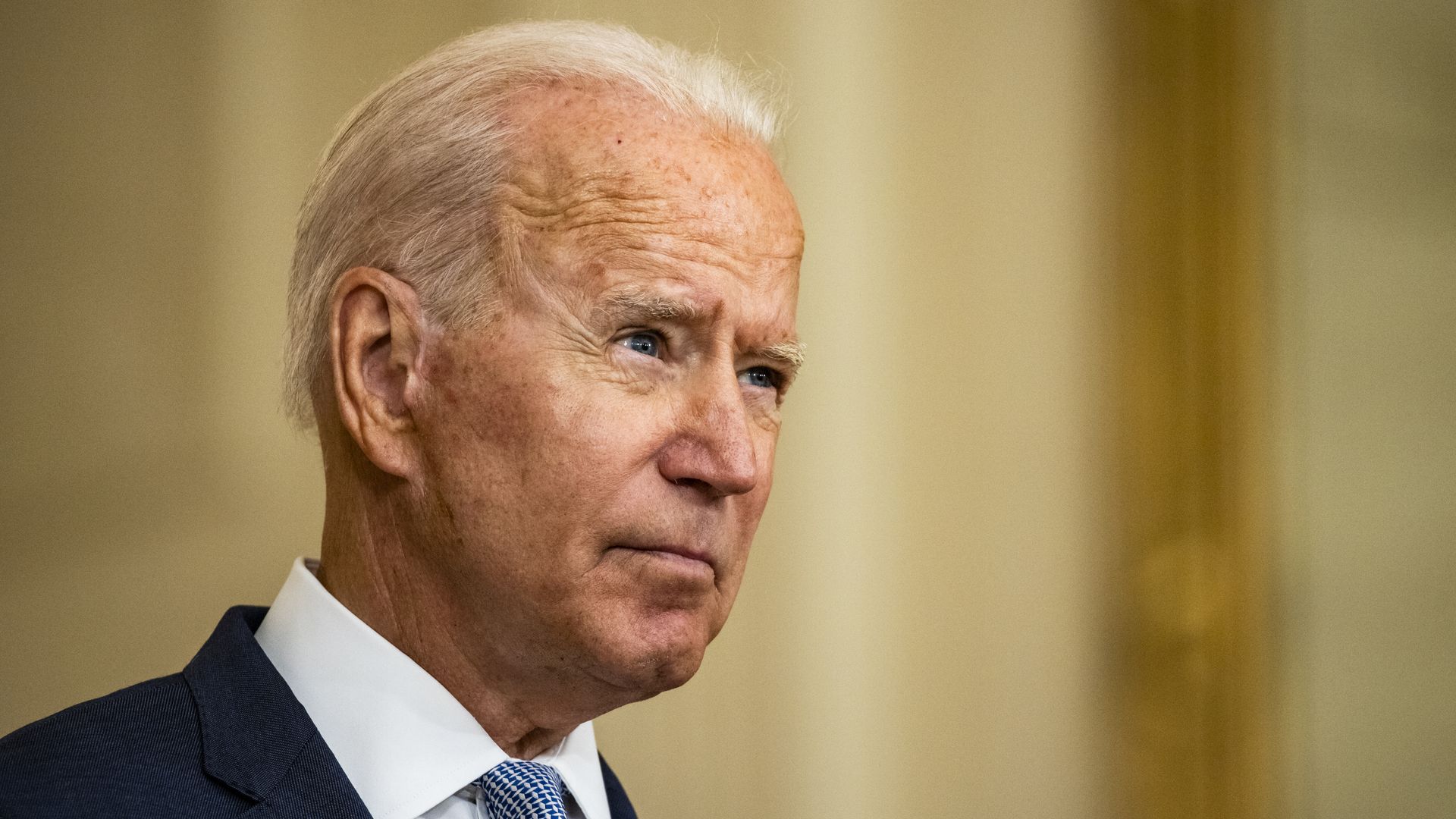 Photo of Joe Biden looking off into the distance