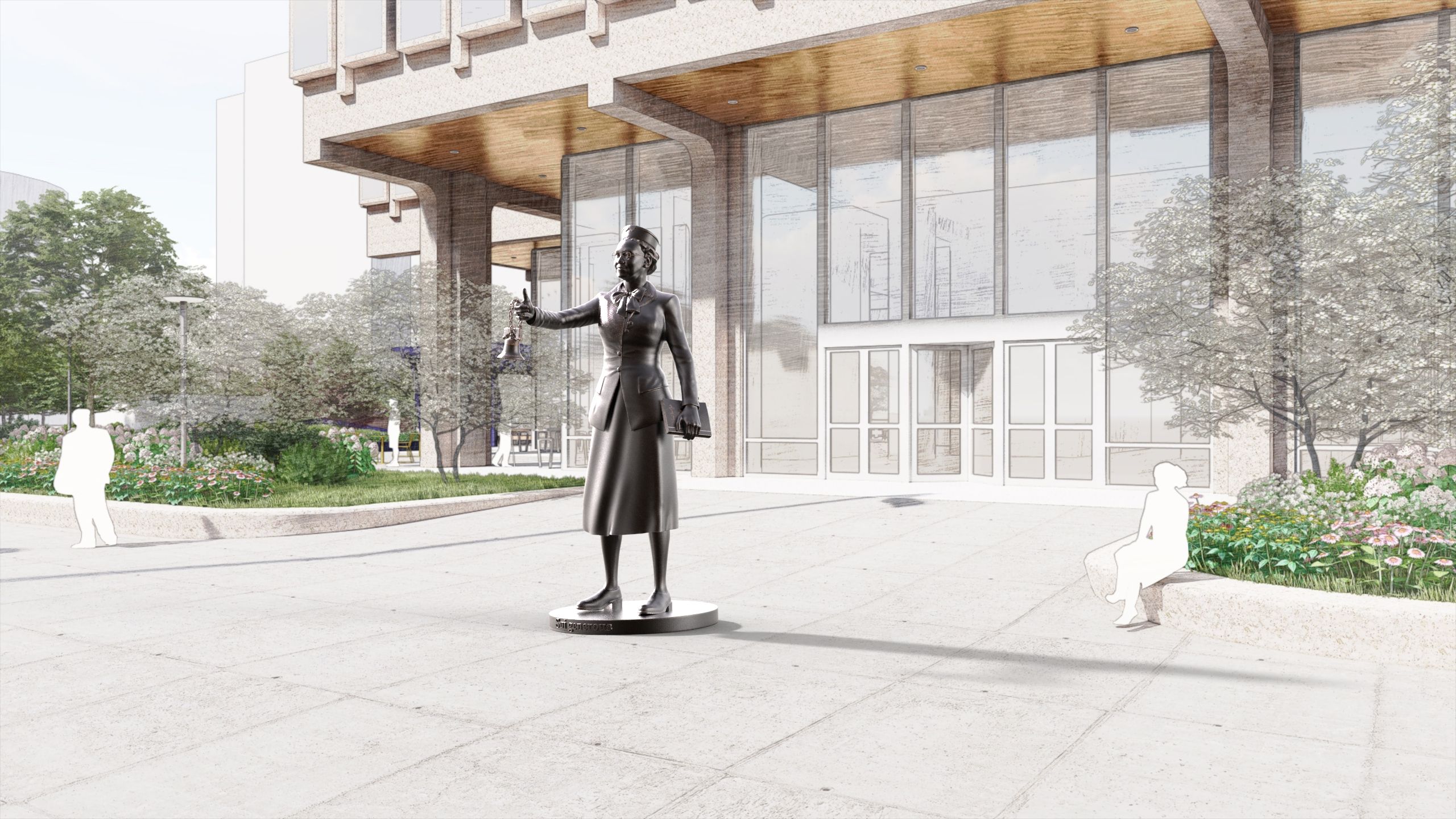 Rayvenn Shaleigha D'Clark's proposal for a Sadie Alexander statue in Philadelphia